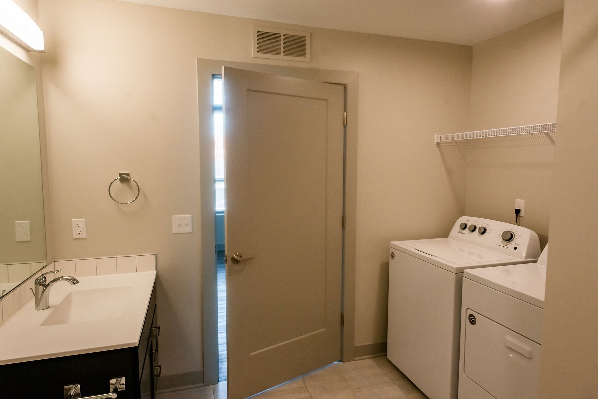 laundry room with sink